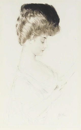 Study After Mrs. Letelier — Paul César Helleu