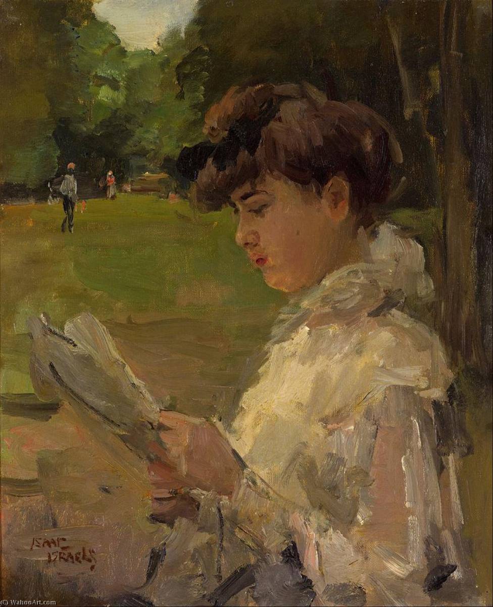 Girl Reading — Isaac Lazarus Israels