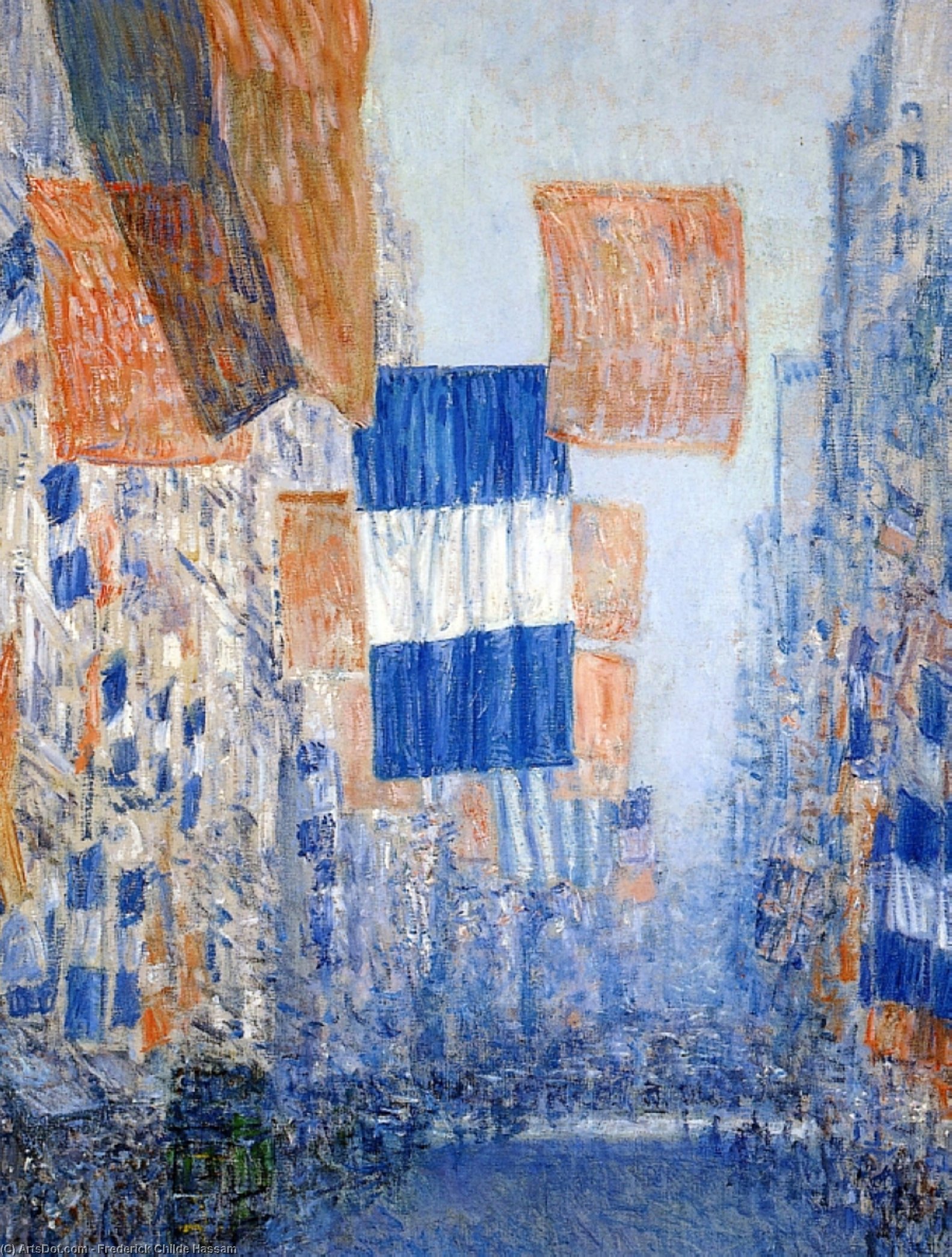Avenue Der Alliierten — Frederick Childe Hassam