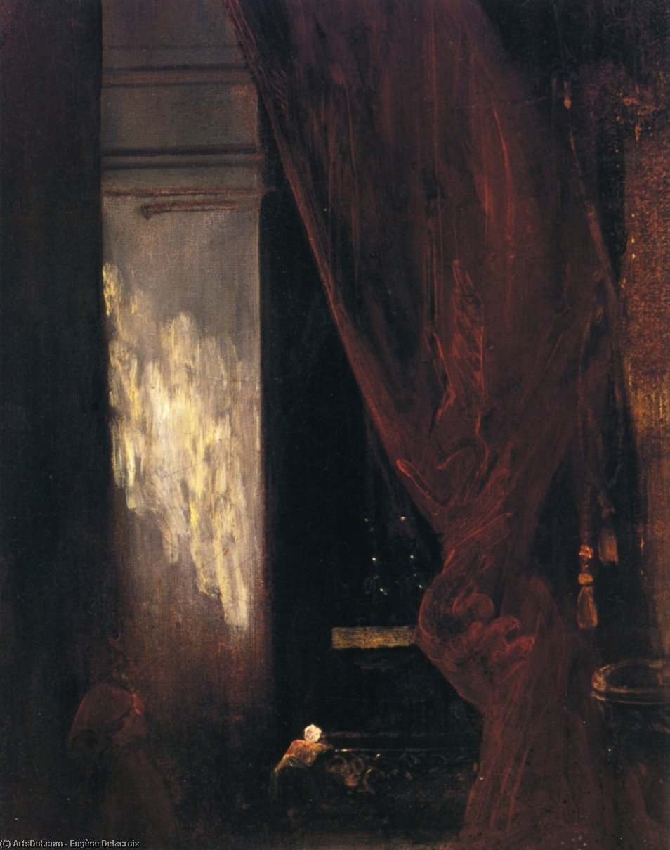 Interior Of A Chapel — Eugène Delacroix