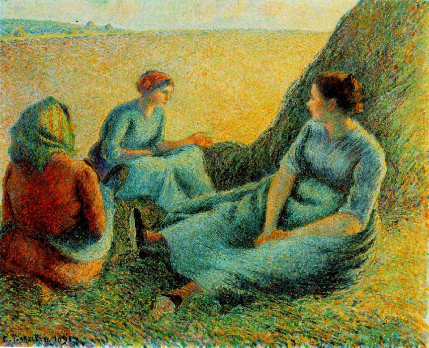 Haymakers Resting — Camille Pissarro