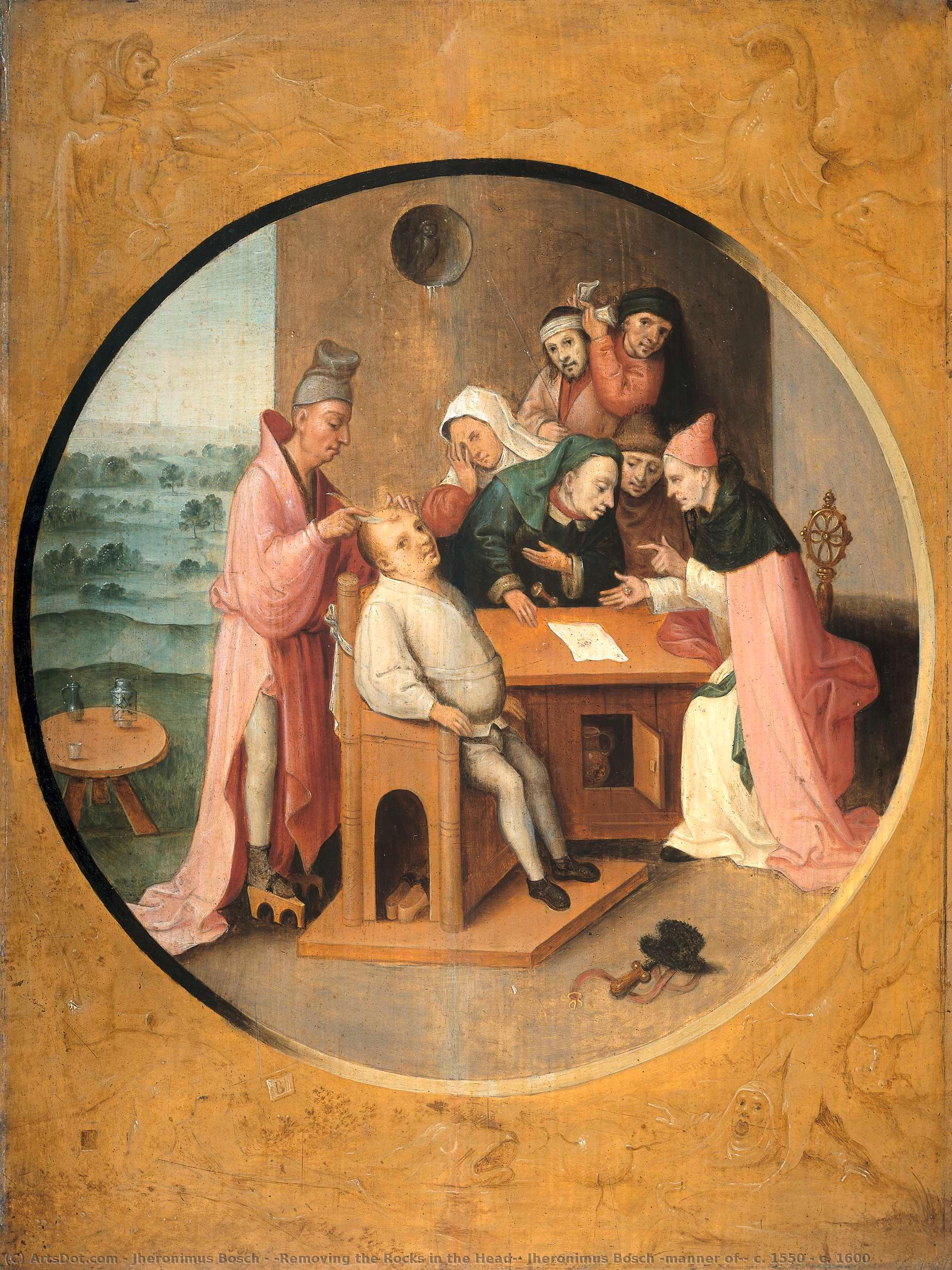 "removing The Rocks In The Head", Jheronimus Bosch (manner Of), C. 1550 - C. 1600 — Hieronymus Bosch