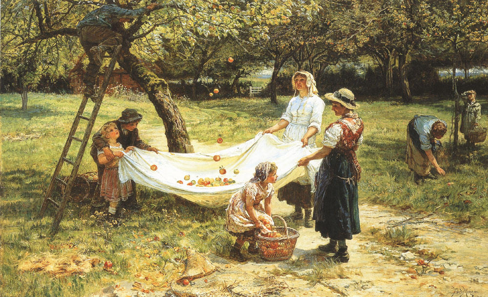 An Apple­gathering — Frederick Morgan