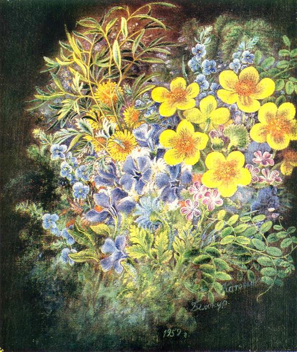 Flowers — Kateryna Vasylivna Bilokur