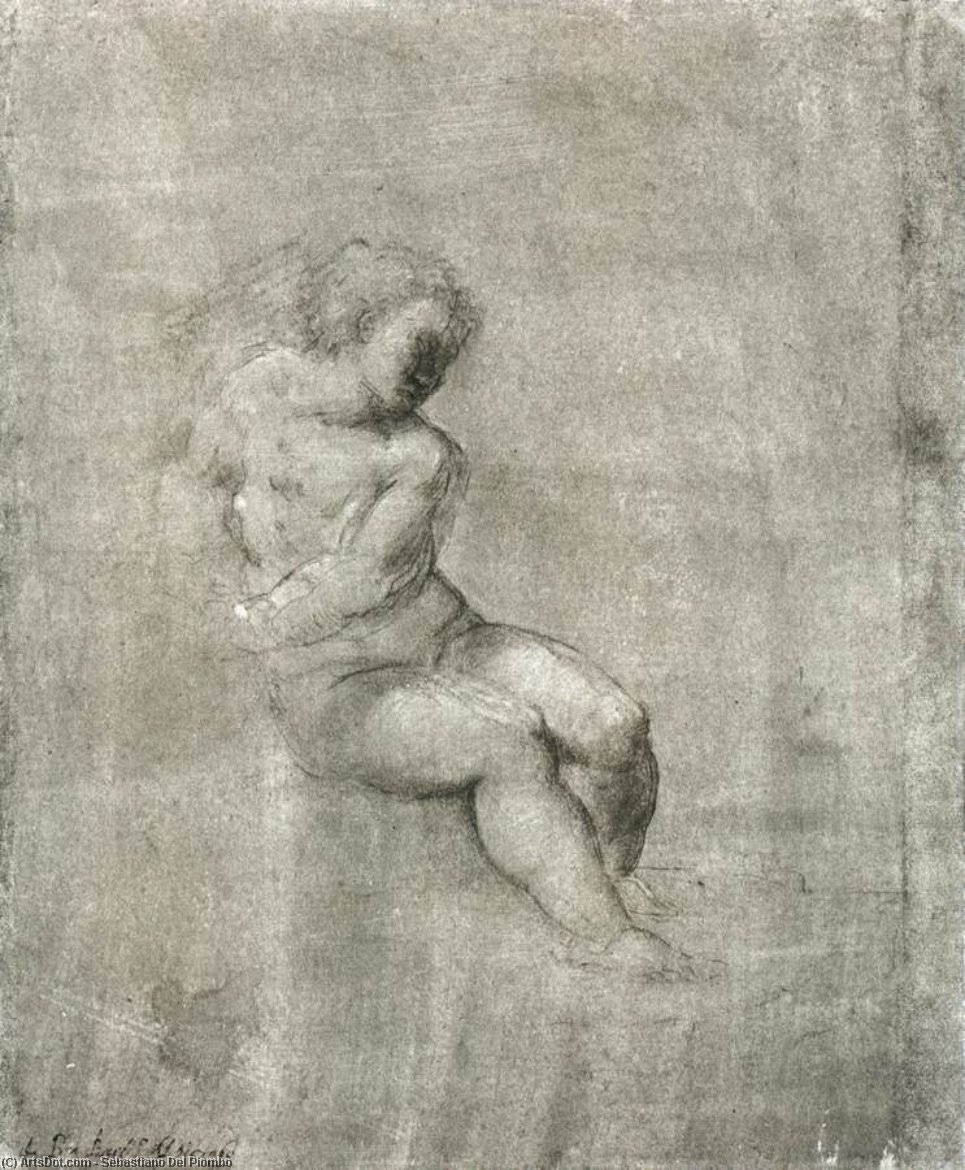 The Infant Jesus (verso) — Sebastiano Del Piombo