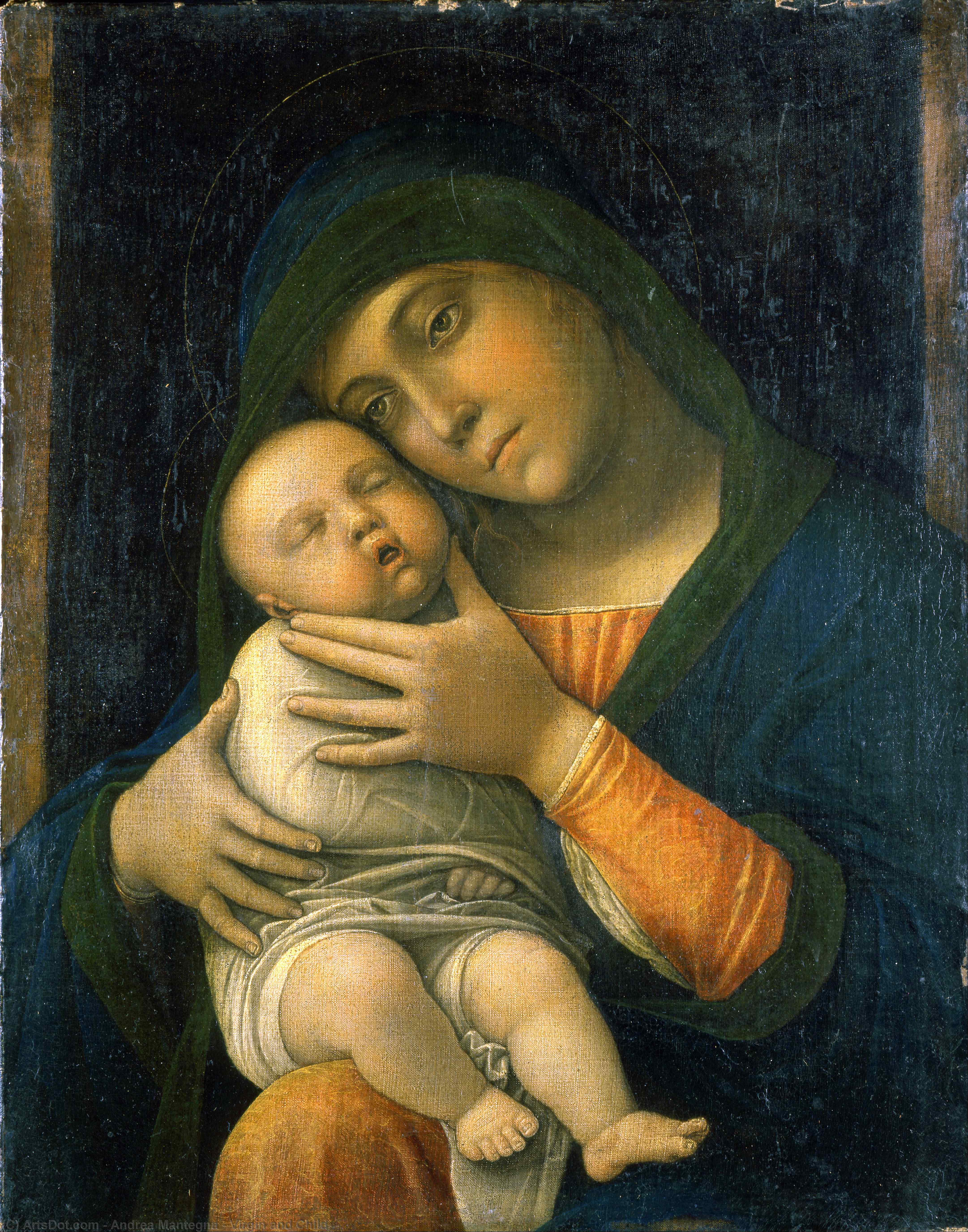Virgin And Child — Andrea Mantegna