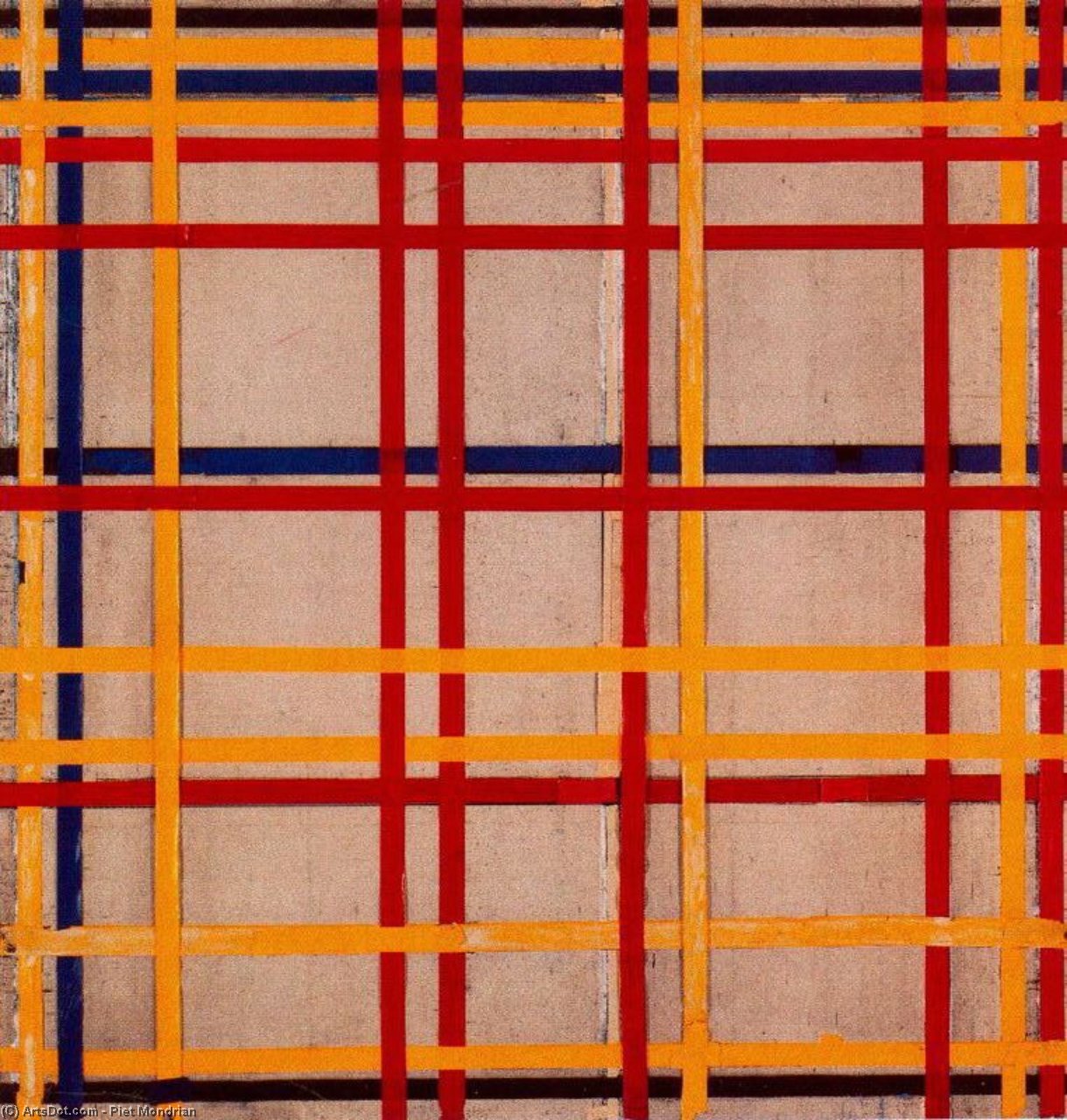 New York City Ii — Piet Mondrian