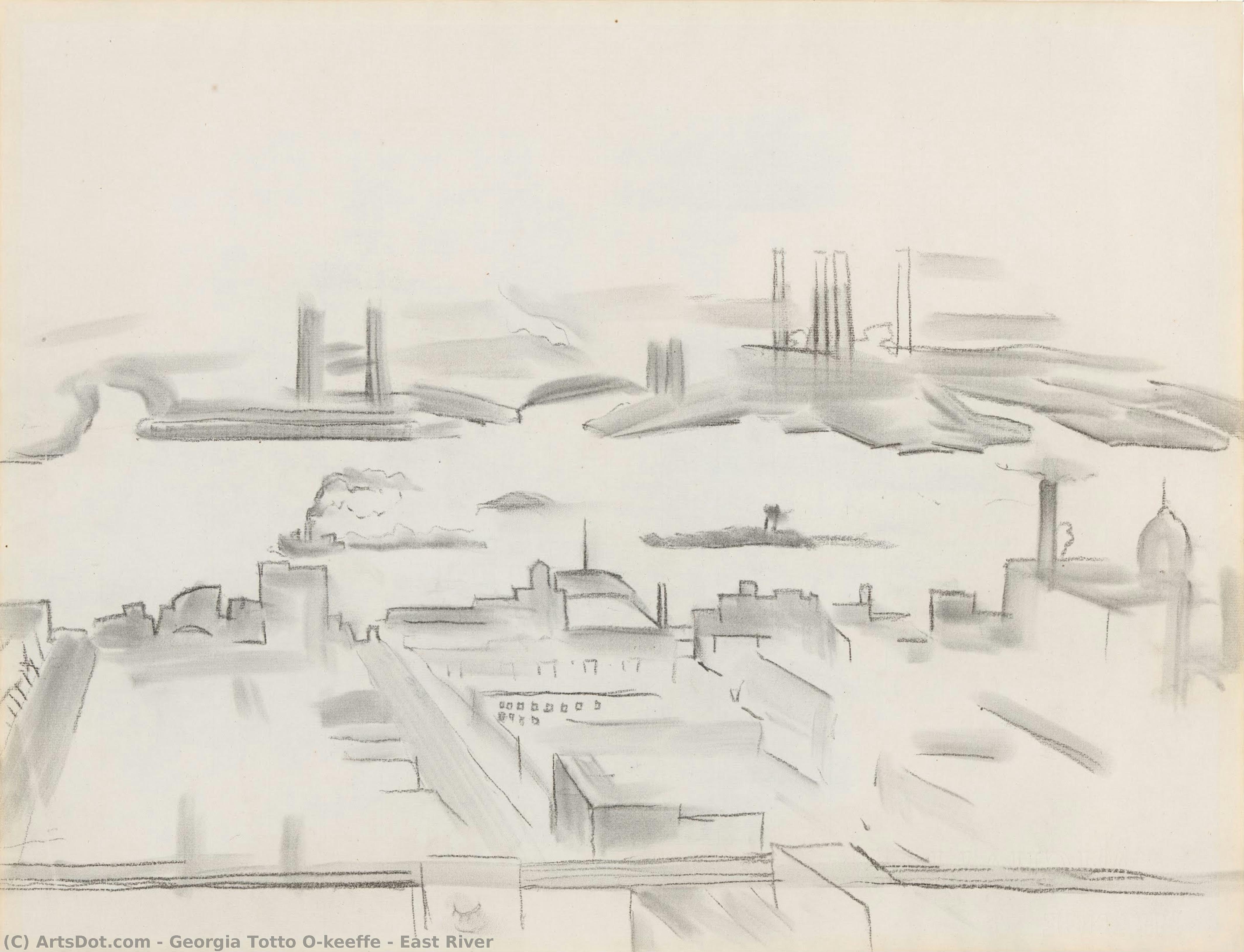 East River — Georgia O'keeffe