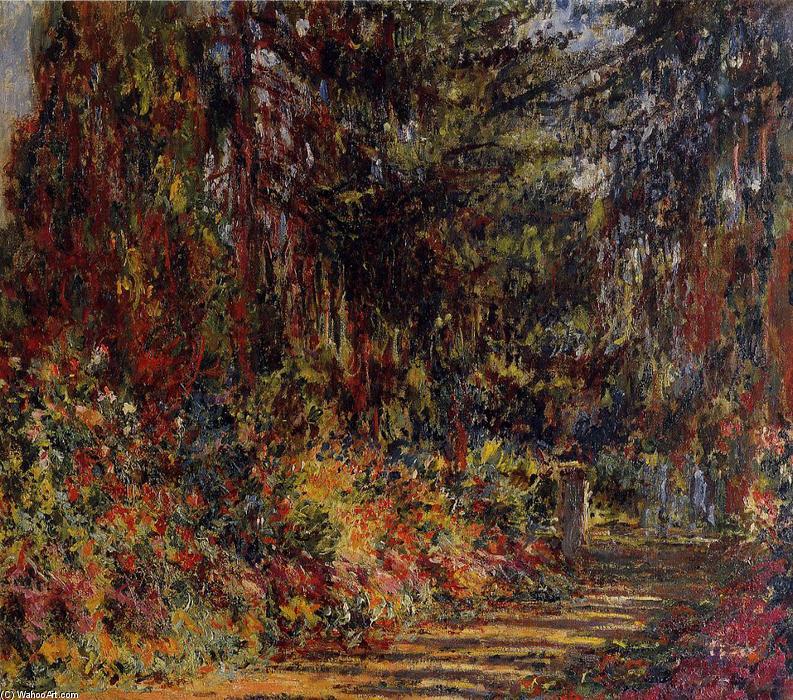 The Path At Giverny — Claude Monet