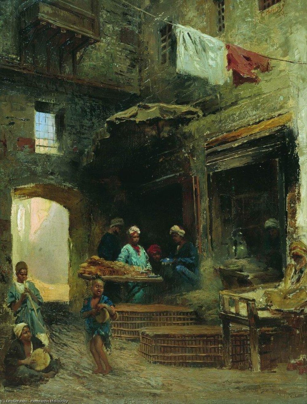 Cairo Court — Konstantin Yegorovich Makovsky