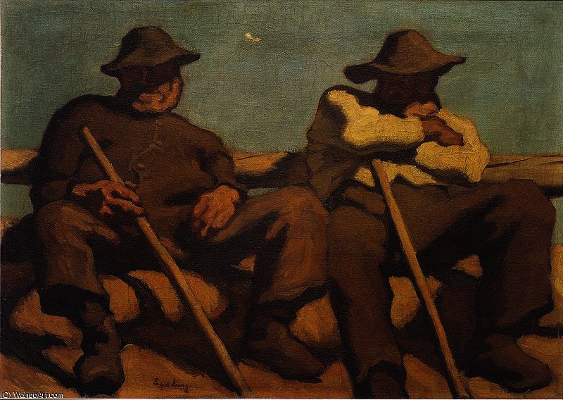 Resting Shepherd — Albin Egger Lienz