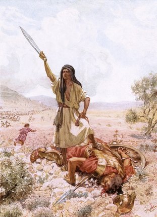 David And Goliath — William Brassey Hole