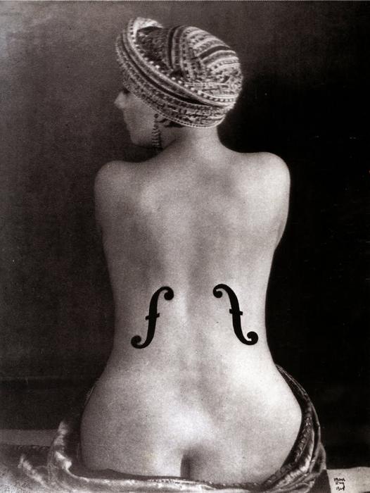 Ingre's Violin — Man Ray