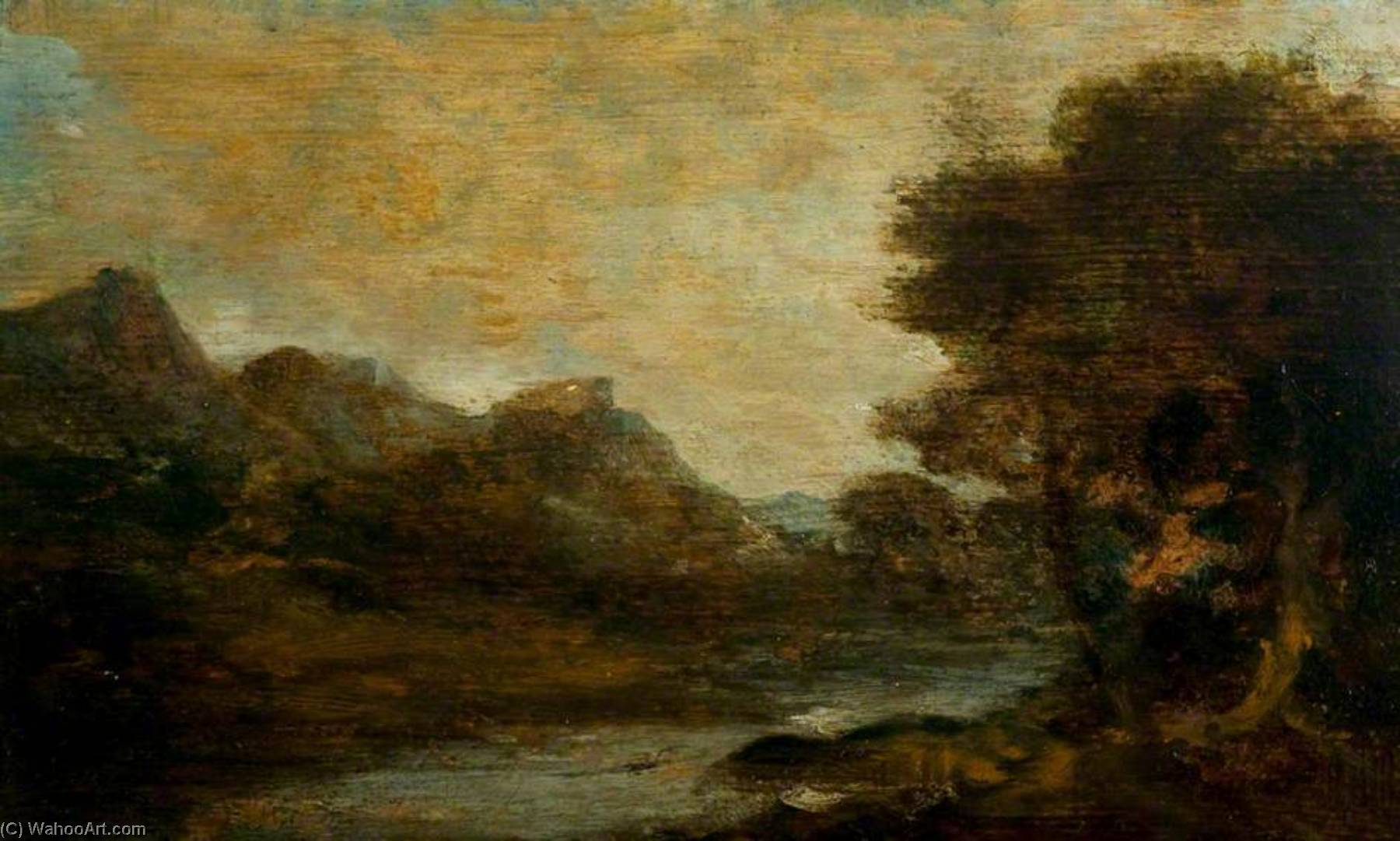 Landscape (verso) — George Howland Beaumont