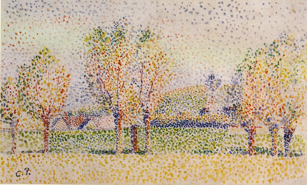 Eragny Landscape — Camille Pissarro