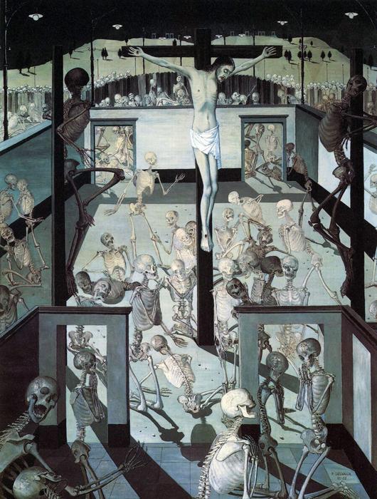 Crucifixion Iii — Paul Delvaux