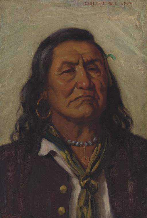 Chief Deaf Bull, Crow — Joseph Henry Sharp