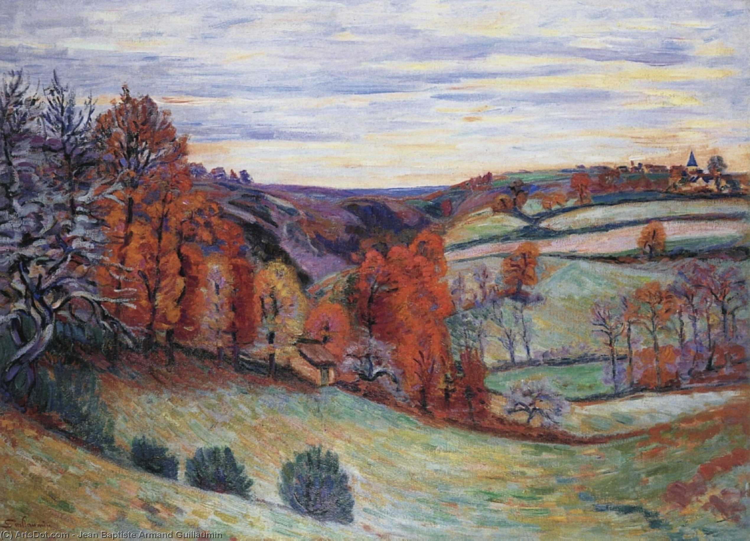 Barnyard, Crozant — Ferdinand Guillaumin