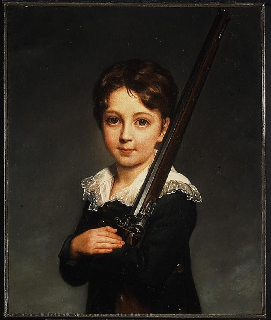 Boy With A Flintlock Rifle — Elisabeth-louise Vigée-lebrun