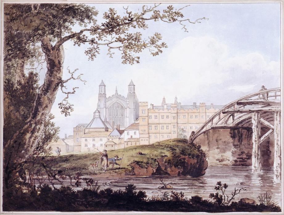 Eton College From Datchet Road — Thomas Girtin