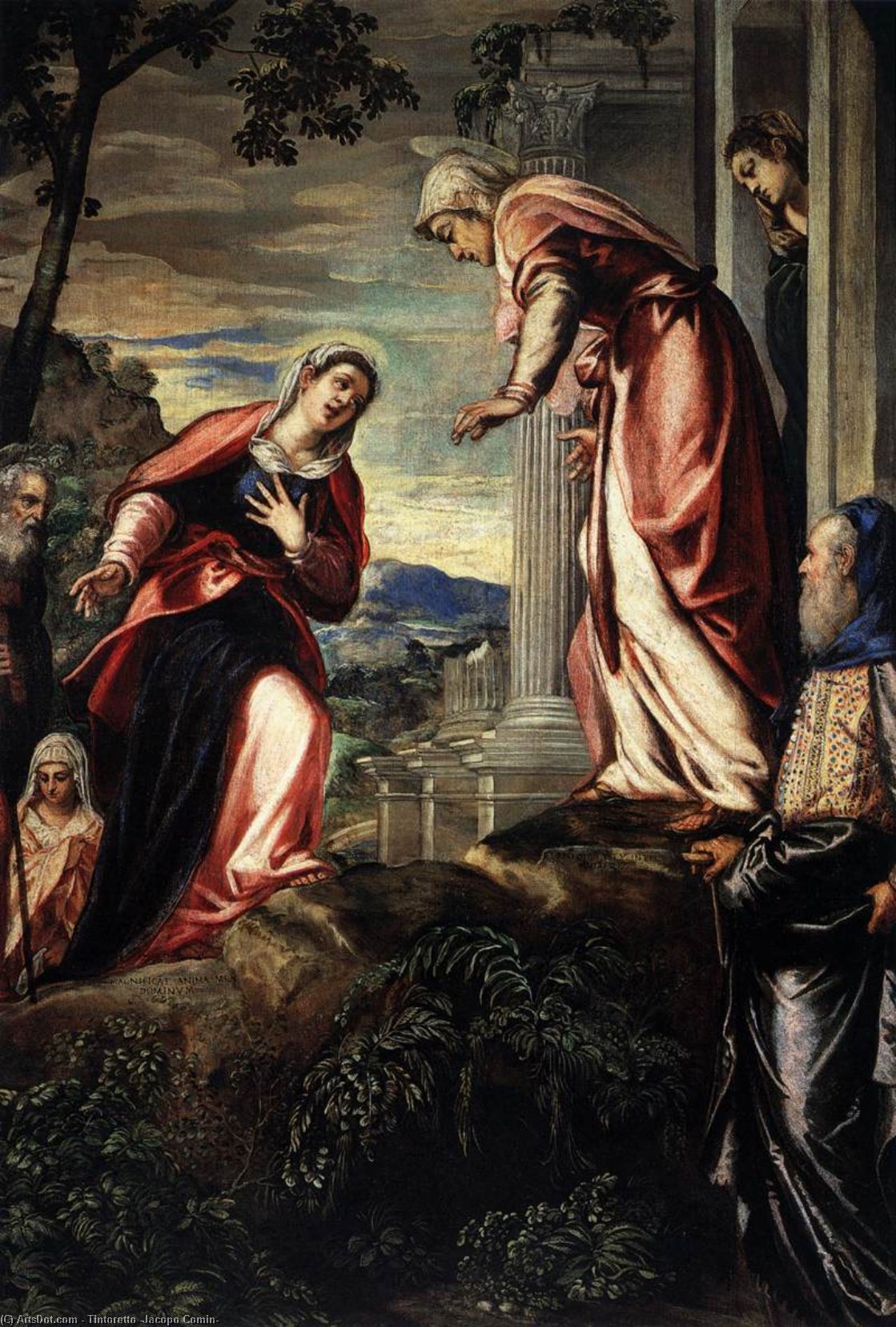 The Visitation (detail) — Jacopo Tintoretto