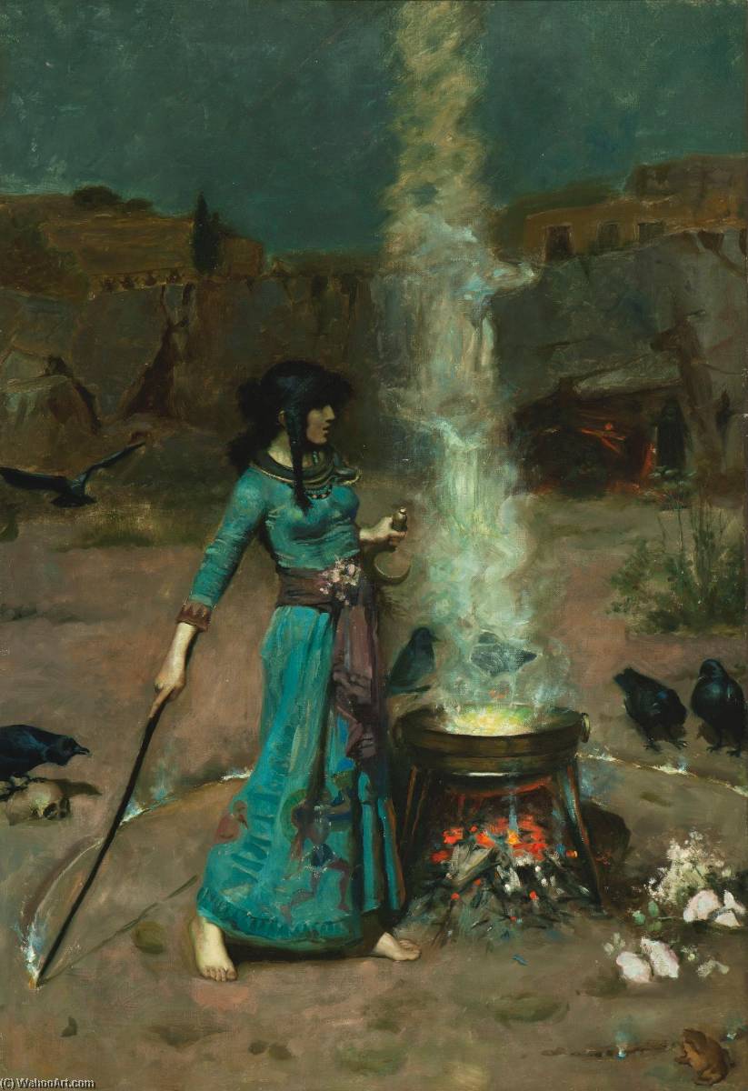 The Magic Circle — John William Waterhouse