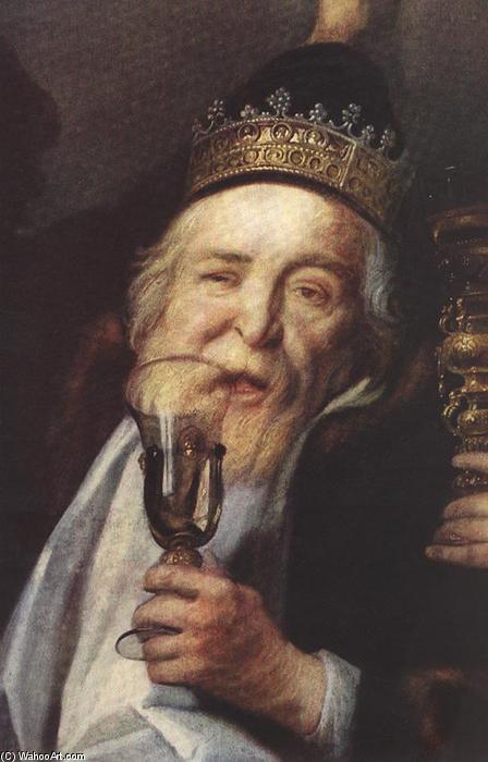 The Bean King (detail) — Jacob Jordaens