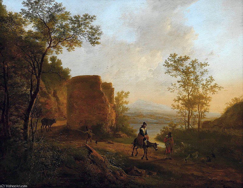 A Southern Landscape With A Ruin — Jan Both