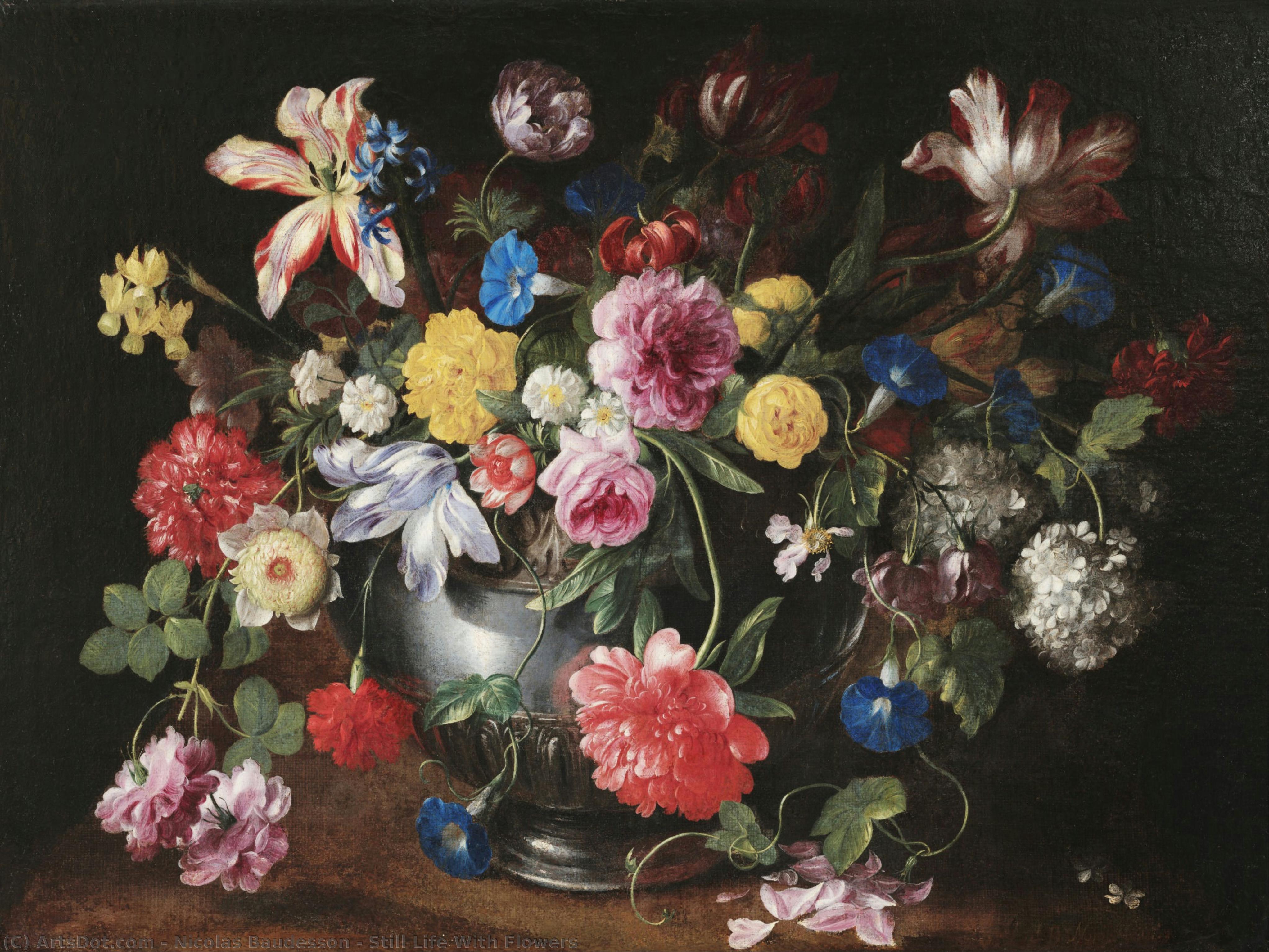 Still Life With Flowers — Nicolas Baudesson