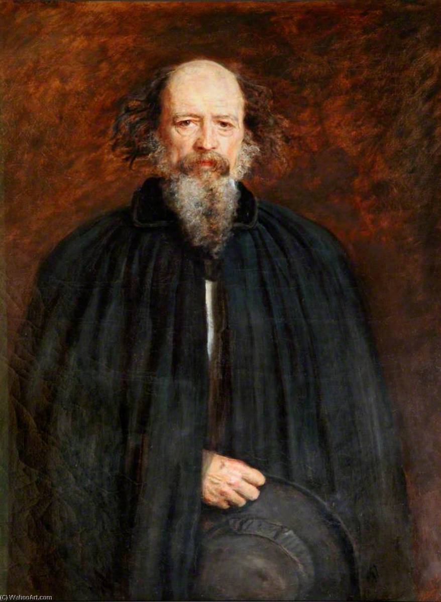 Alfred Tennyson (1809–1892), 1st Baron Tennyson, Frs — Sir John Everett Millais