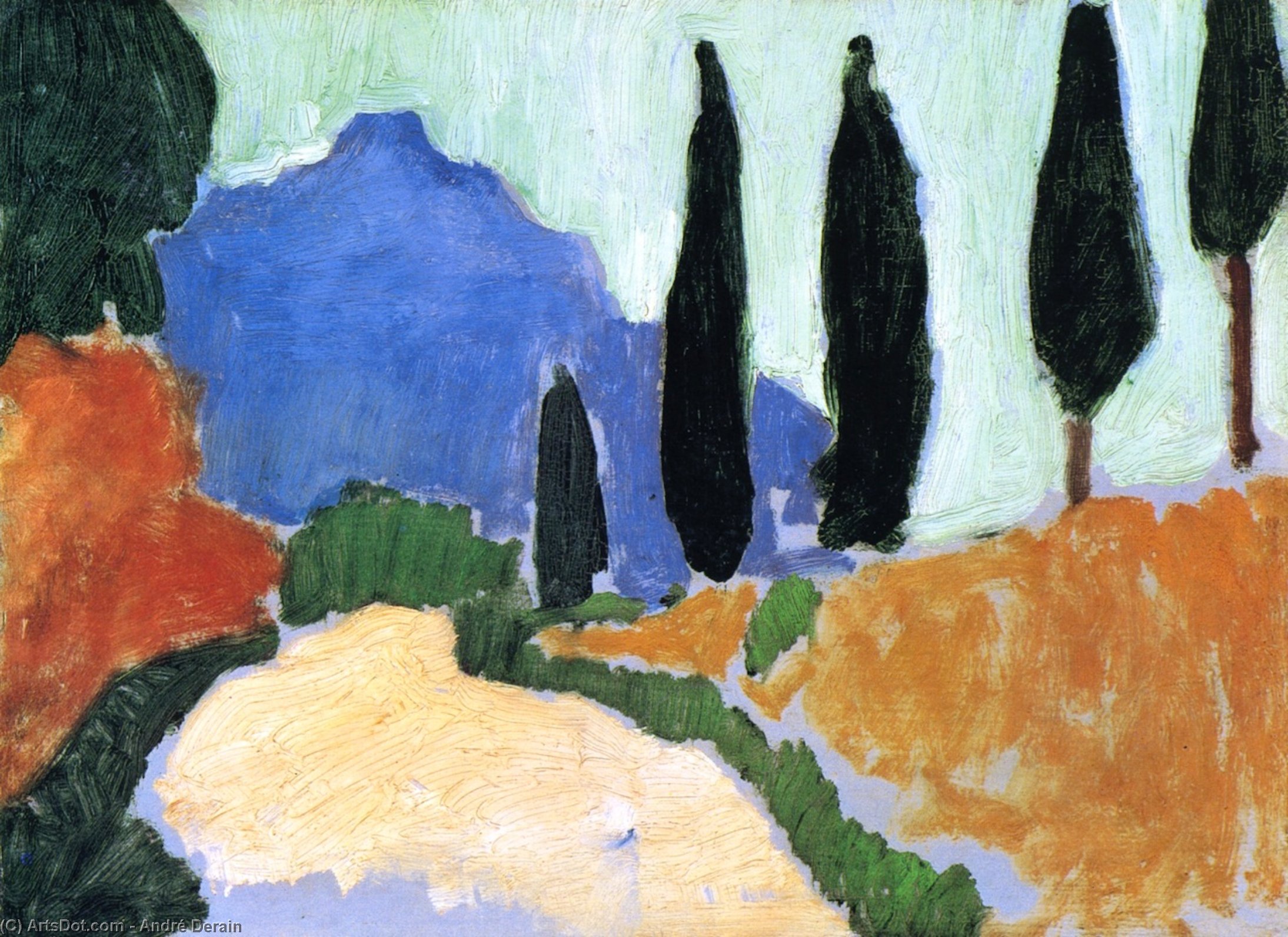 Cypresses — André Derain