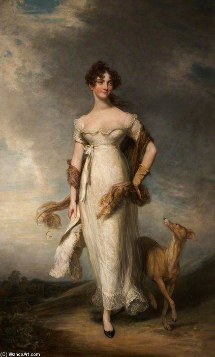 Georgiana Mari, Lady Leicester — William Owen