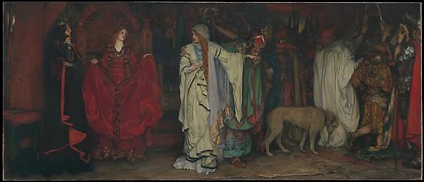 King Lear, Act I, Scene I — Edwin Austin Abbey