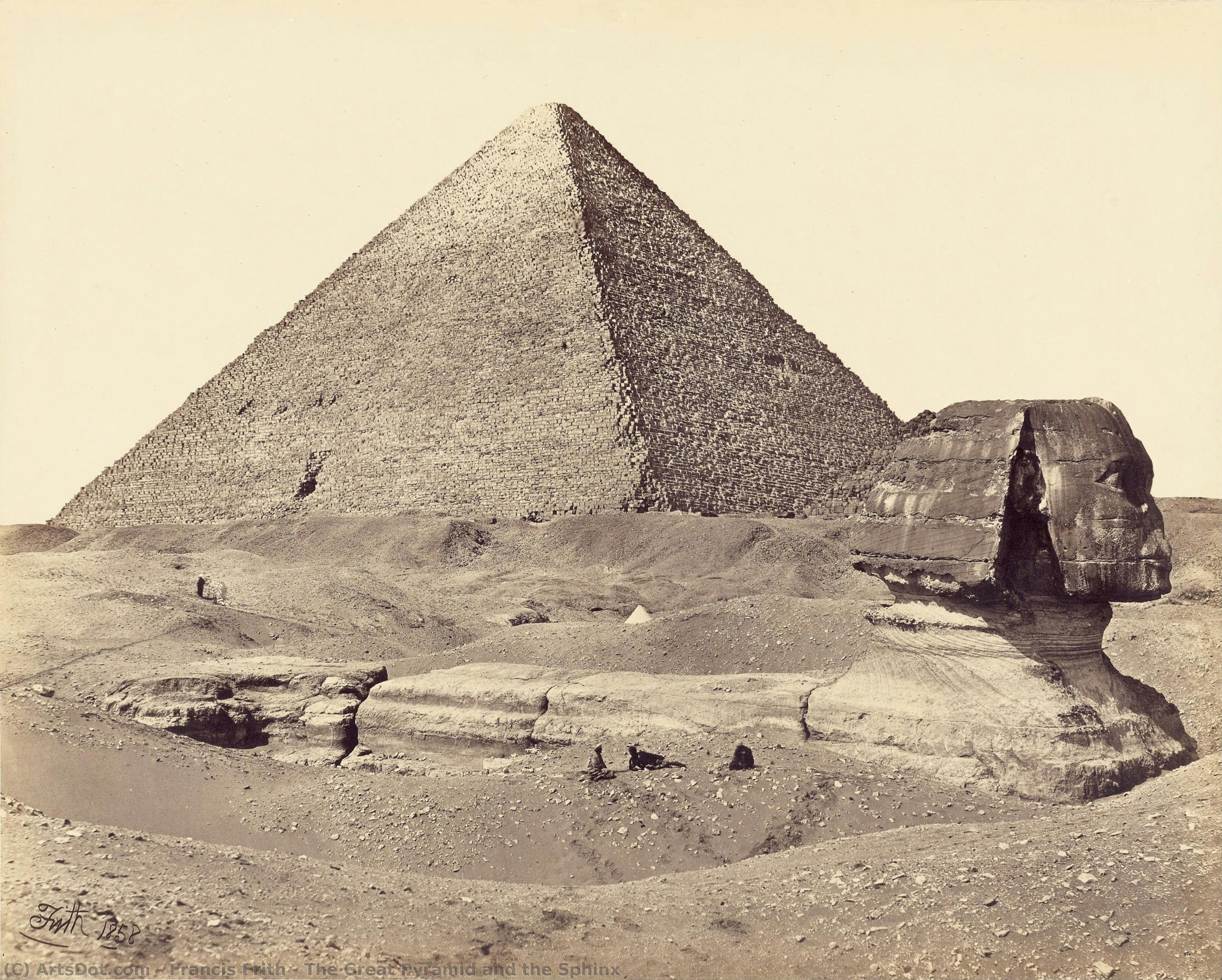 The Great Pyramid And The Sphinx — Francis Frith