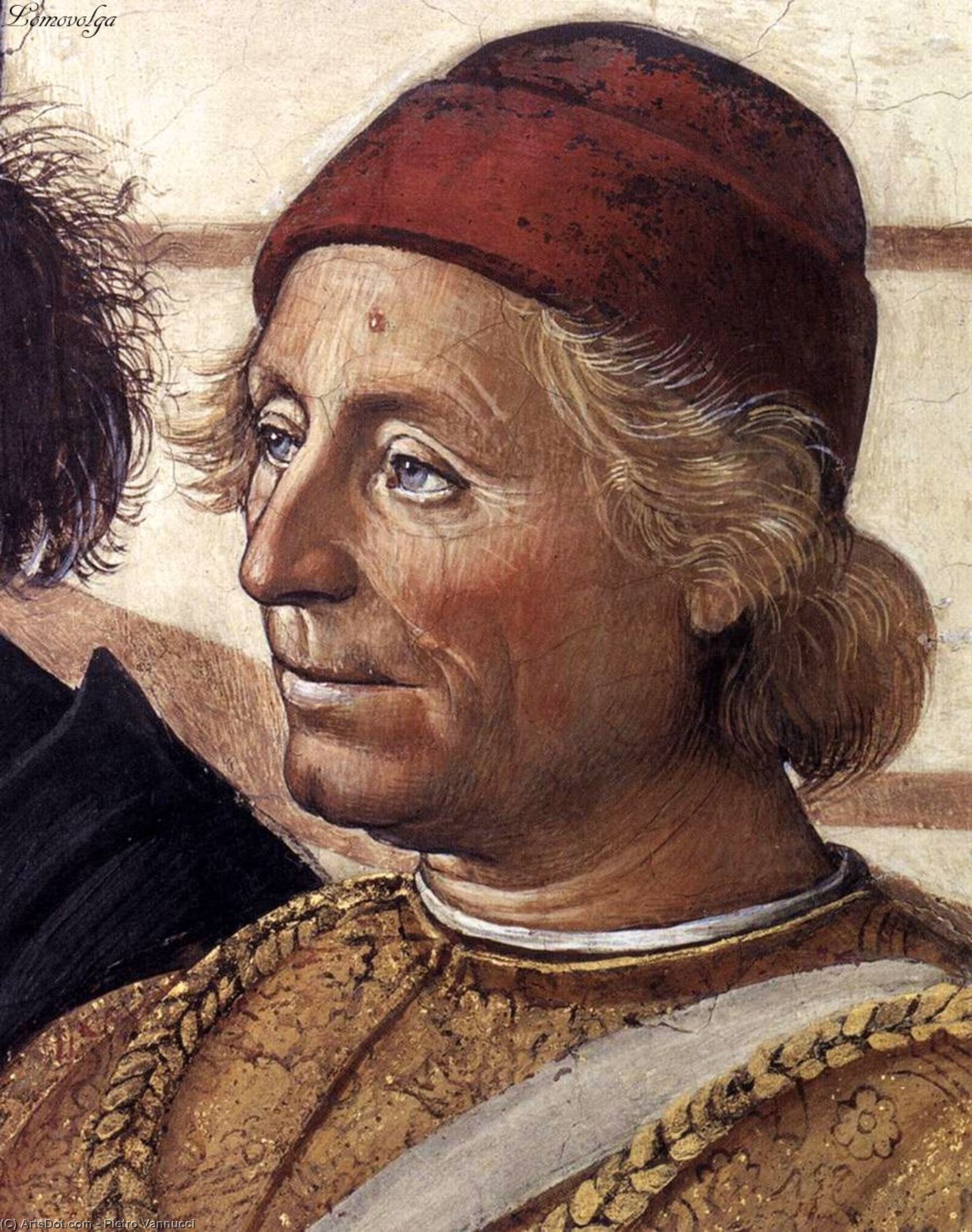 Christ Handing The Keys To St Peter (detail) — Vannucci Pietro (le Perugin)