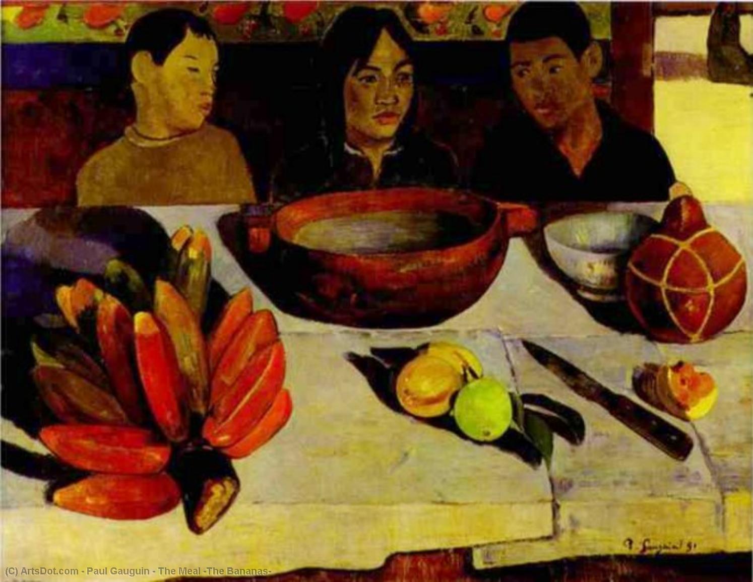 The Meal (the Bananas) — Eugène Henri Paul Gauguin