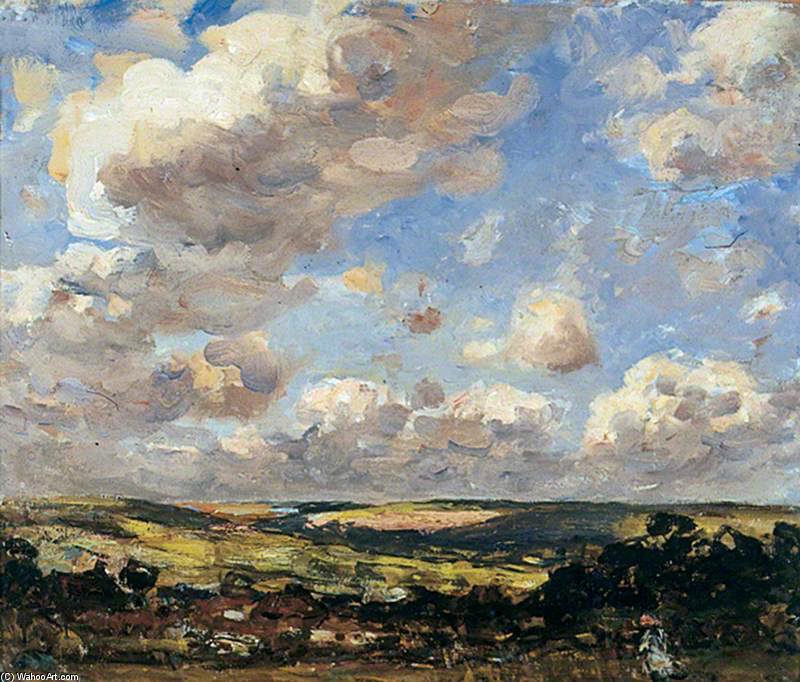 Hinderwell, North Yorkshire, A Breezy Day — Frederick William Jackson