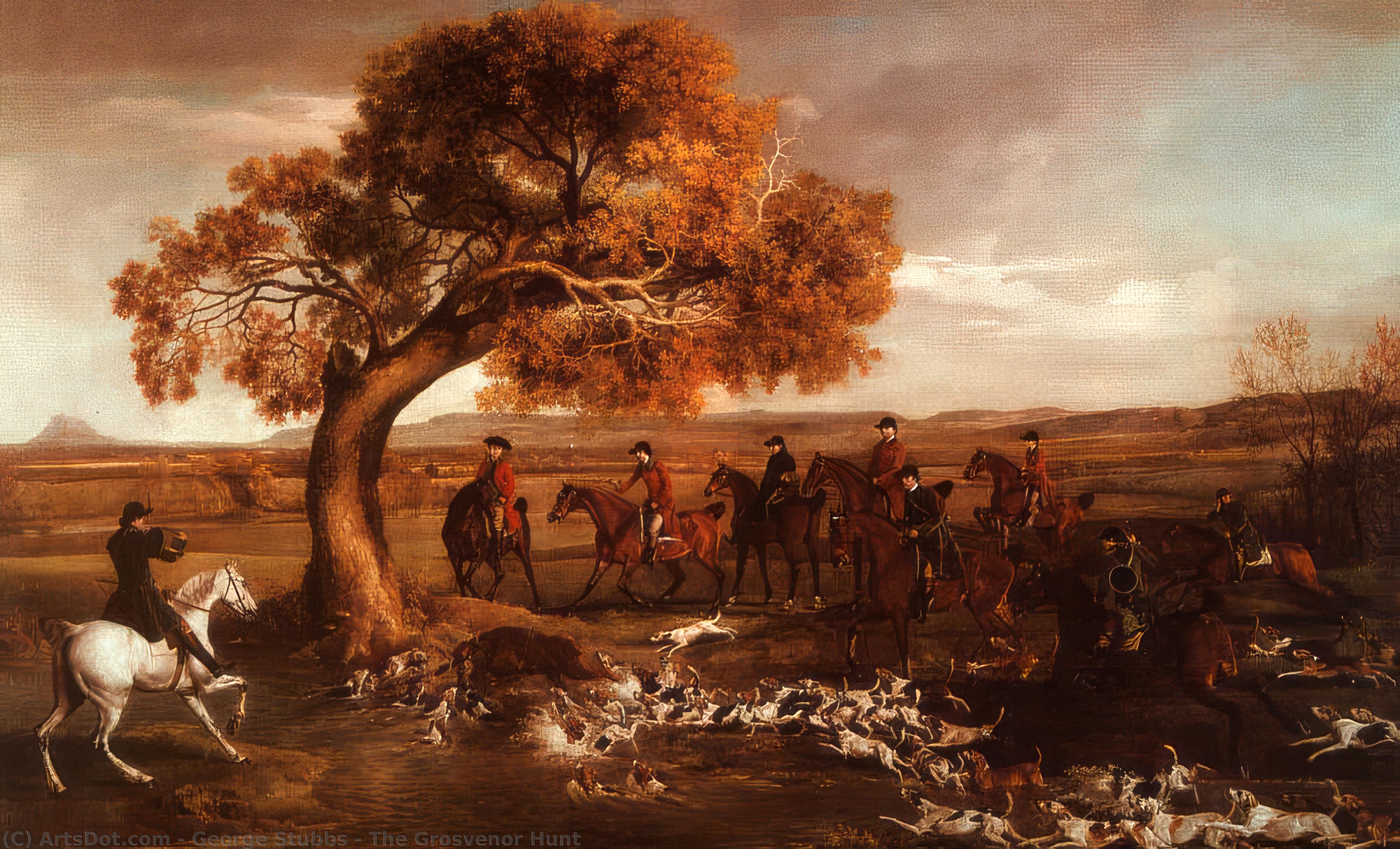 The Grosvenor Hunt — George Stubbs
