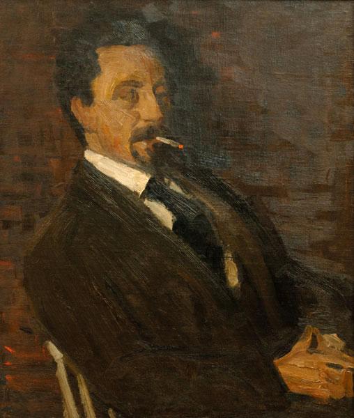 Vīrietis Ar Papirosu (b. Borherts) — Janis Rozentāls