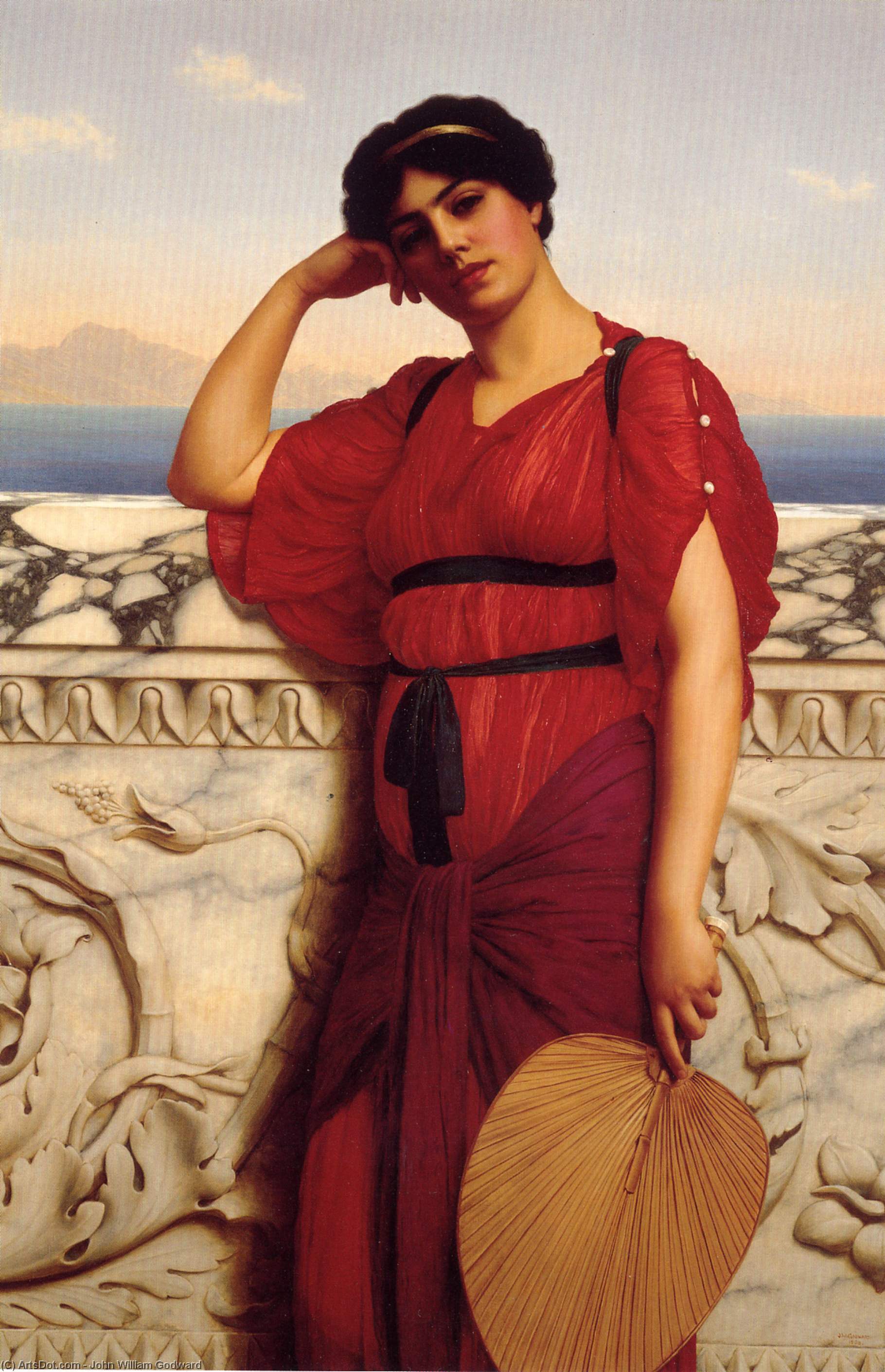 A Classical Lady — R.b.a John William Godward