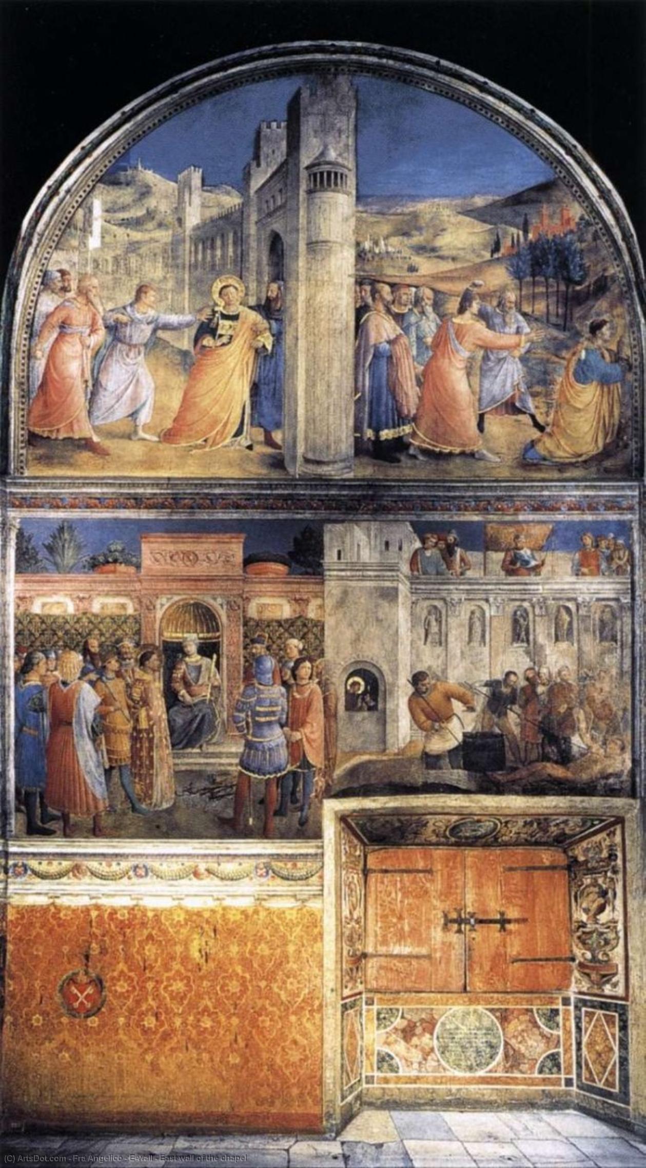 E,wall - East Wall Of The Chapel — Fra Angelico