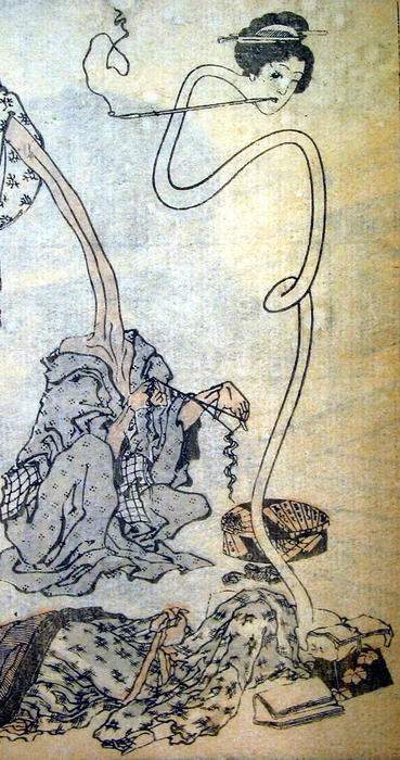 Rokurokubi — Katsushika Hokusai