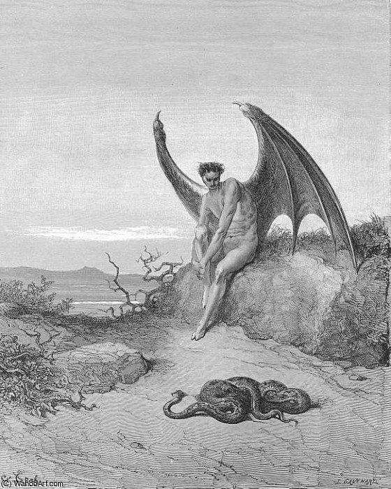 Pl038 Him Fast Sleeping Soon He Found In Labyrinth Of Many A Round Self Rolled — Paul Gustave Doré