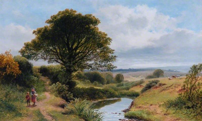 Landscape With Two Figures — James Peel