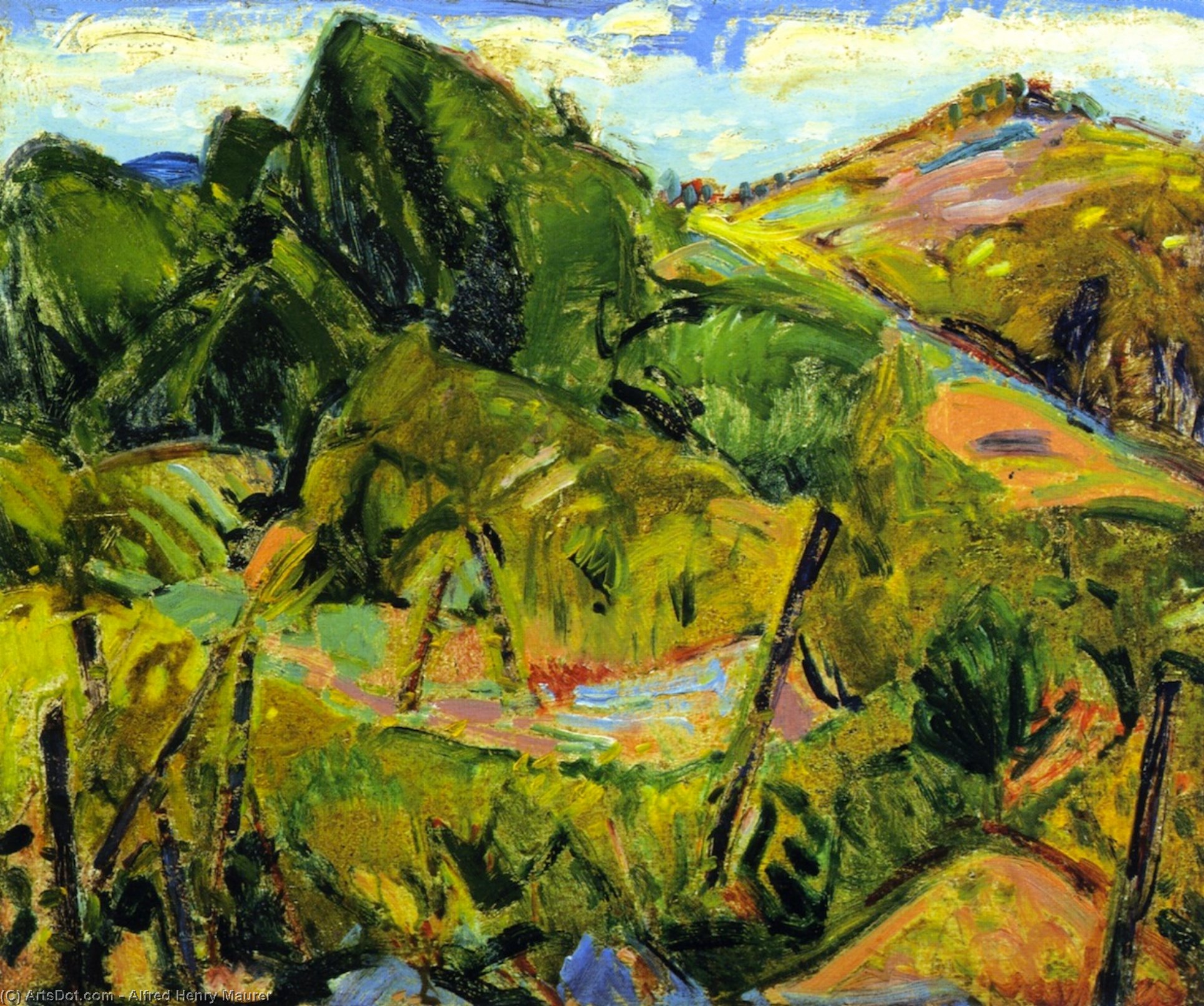 Landscape (8) — Alfred Henry Maurer