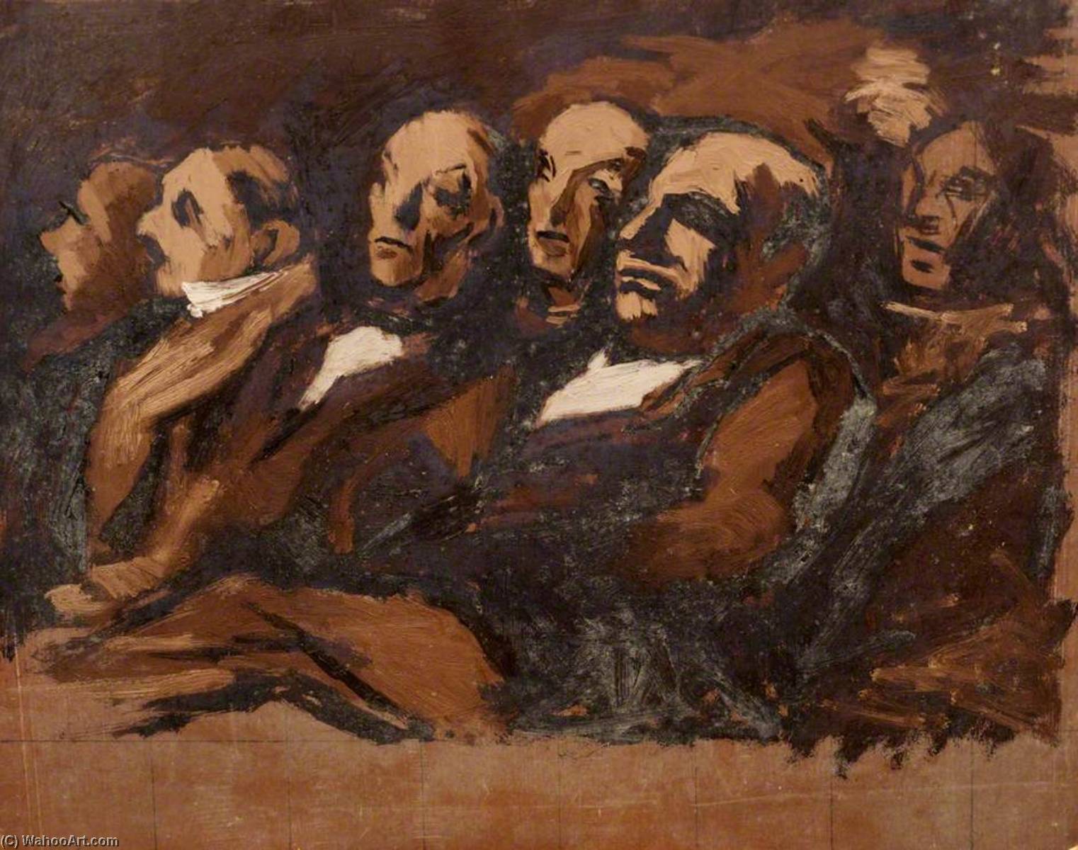 Seated Figures — Edward Morland Lewis