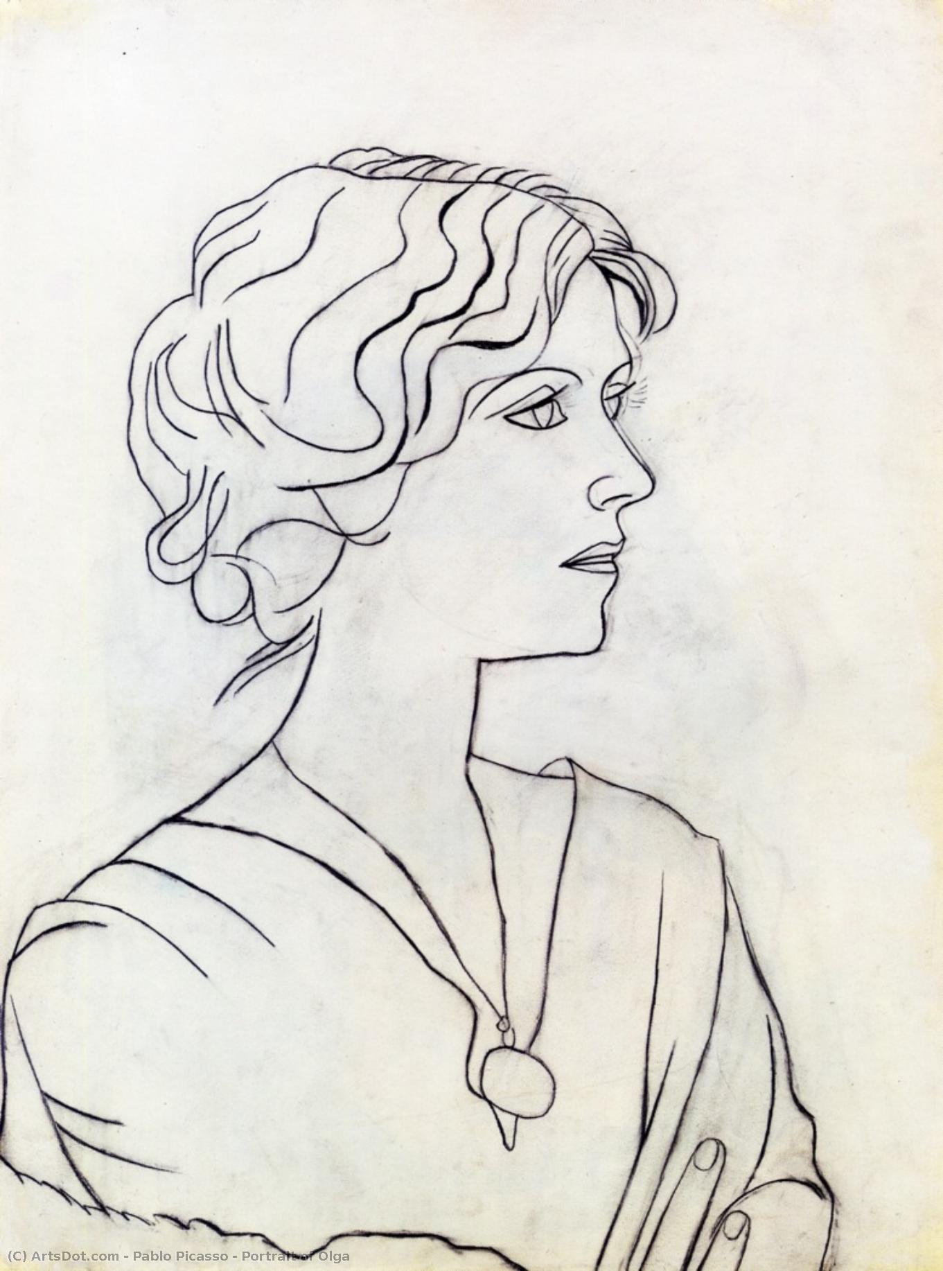 Portrait Of Olga — Pablo Picasso