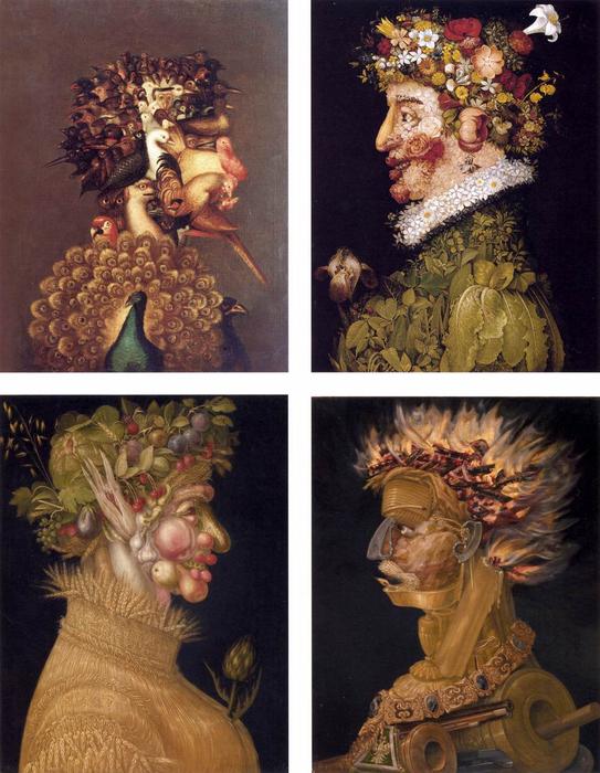 Pairs Of Allegories — Giuseppe Arcimboldo