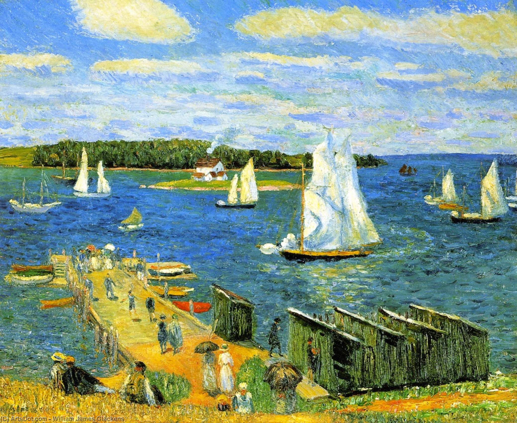 Mahone Bay — William James Glackens