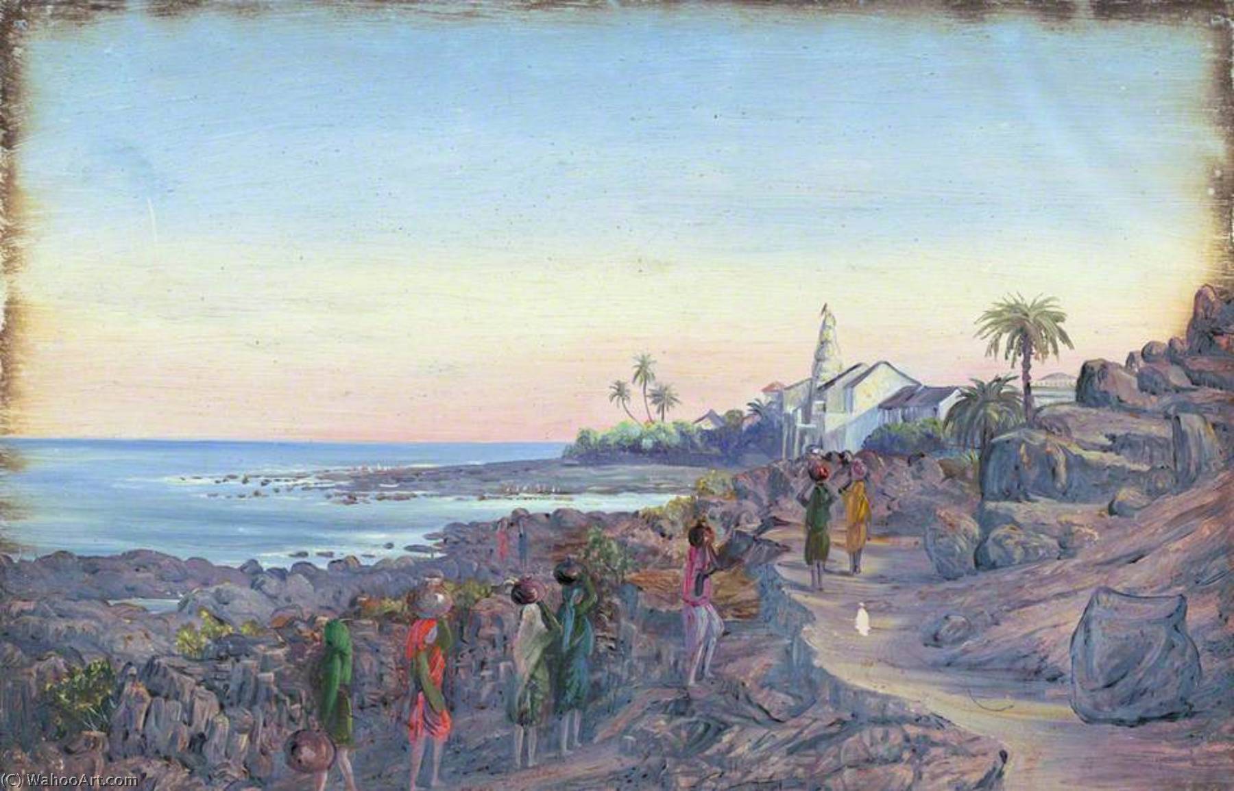 Malabar Point, Bombay (mumbai) — Marianne North